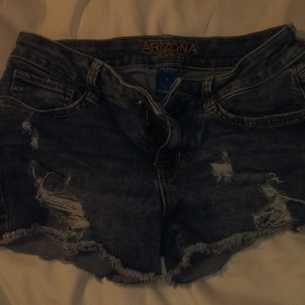 A pair of size 3 arizona shorts